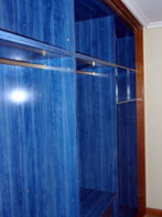 armario empotrado azul