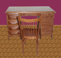 conjunto mesa-silla despacho (después)